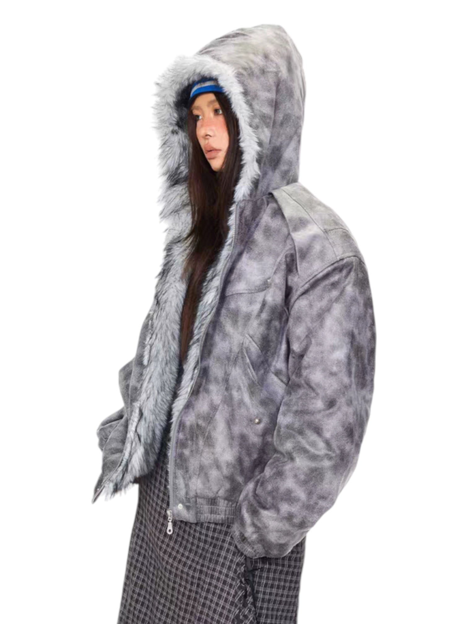 [BOGO DEAL] GKIKZ STORMFADE OVERSIZED FUR HOOD JACKET