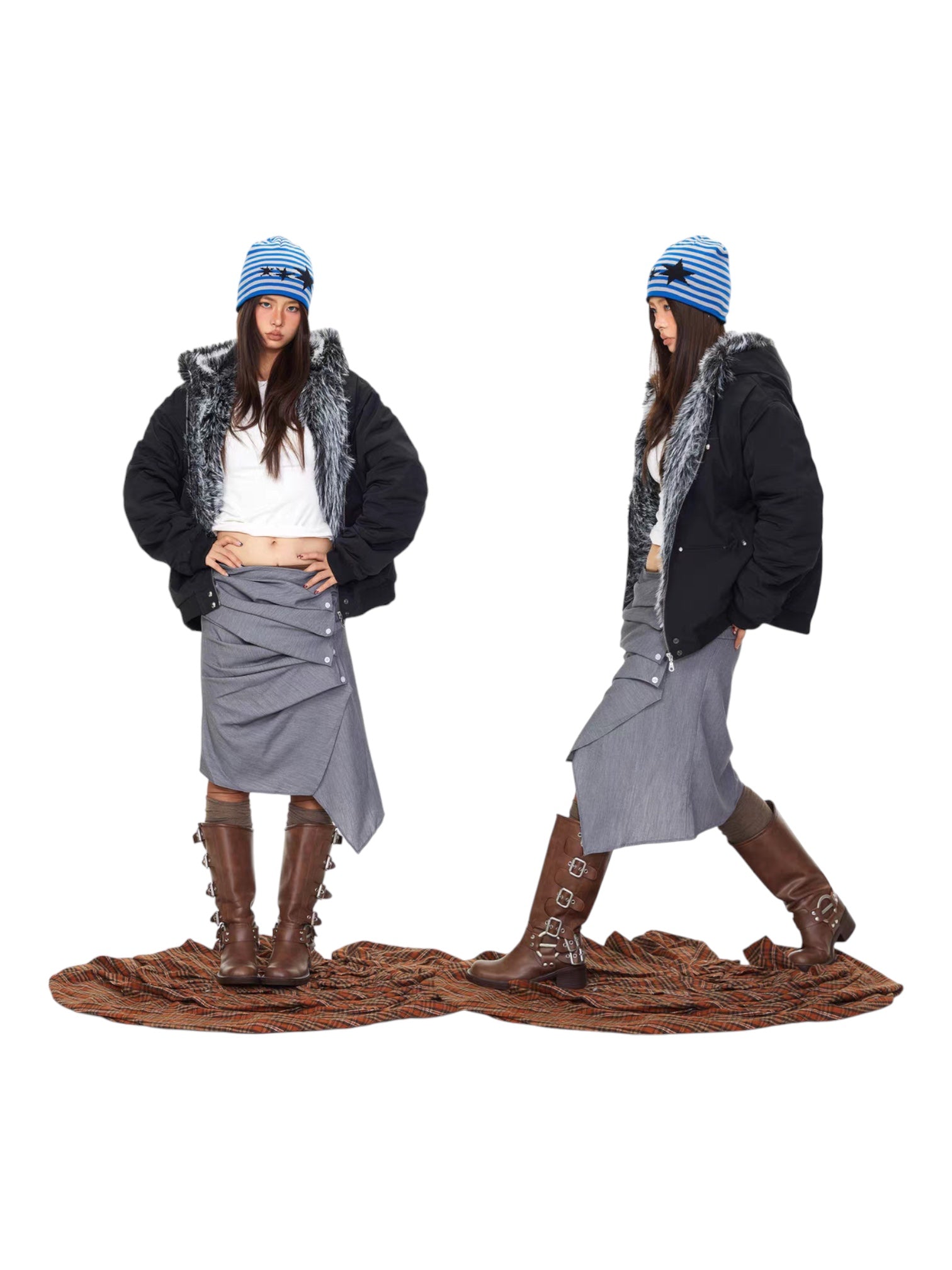 Wintercloud Faux Fur-Lined Hooded Jacket