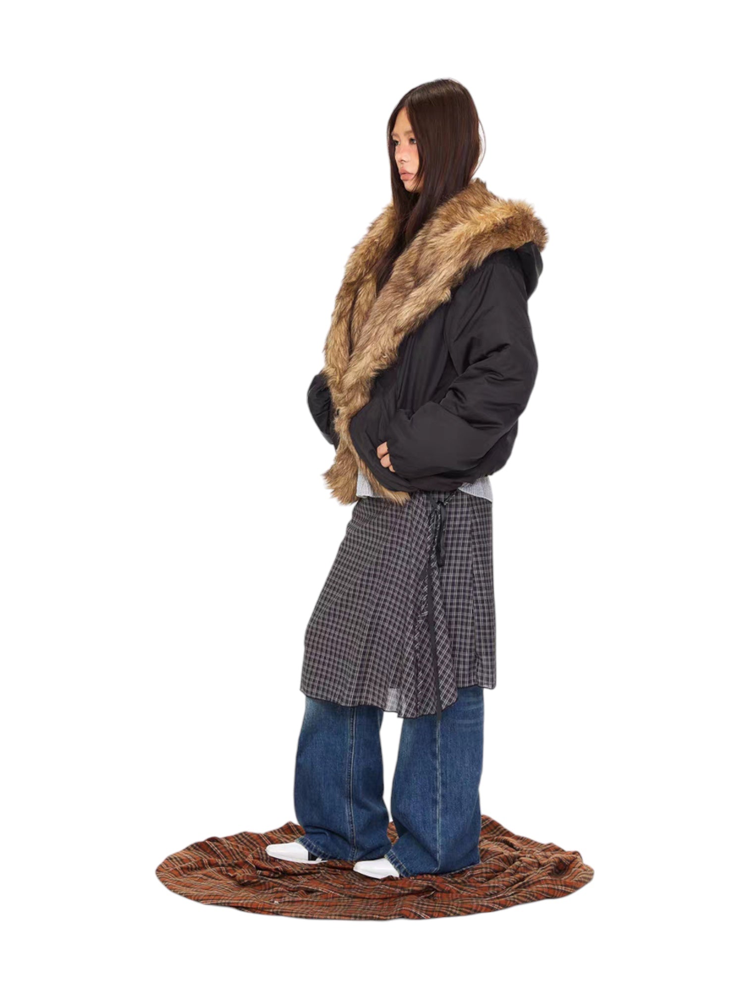 Elemental Furstorm™ Cotton Faux Fur Hooded Jacket