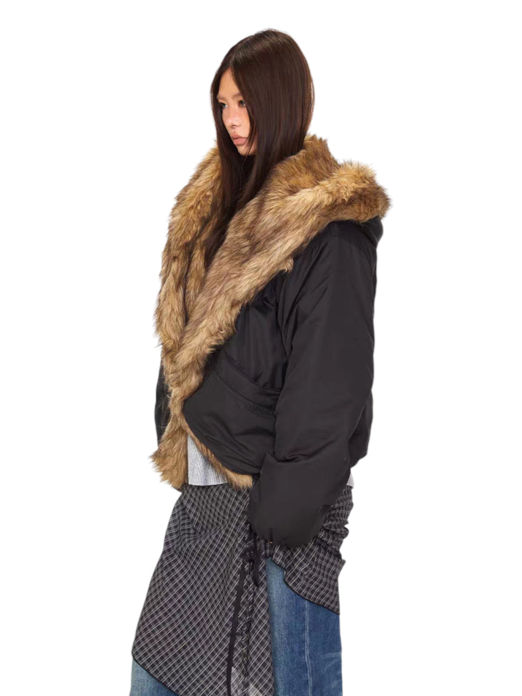 Elemental Furstorm™ Cotton Faux Fur Hooded Jacket