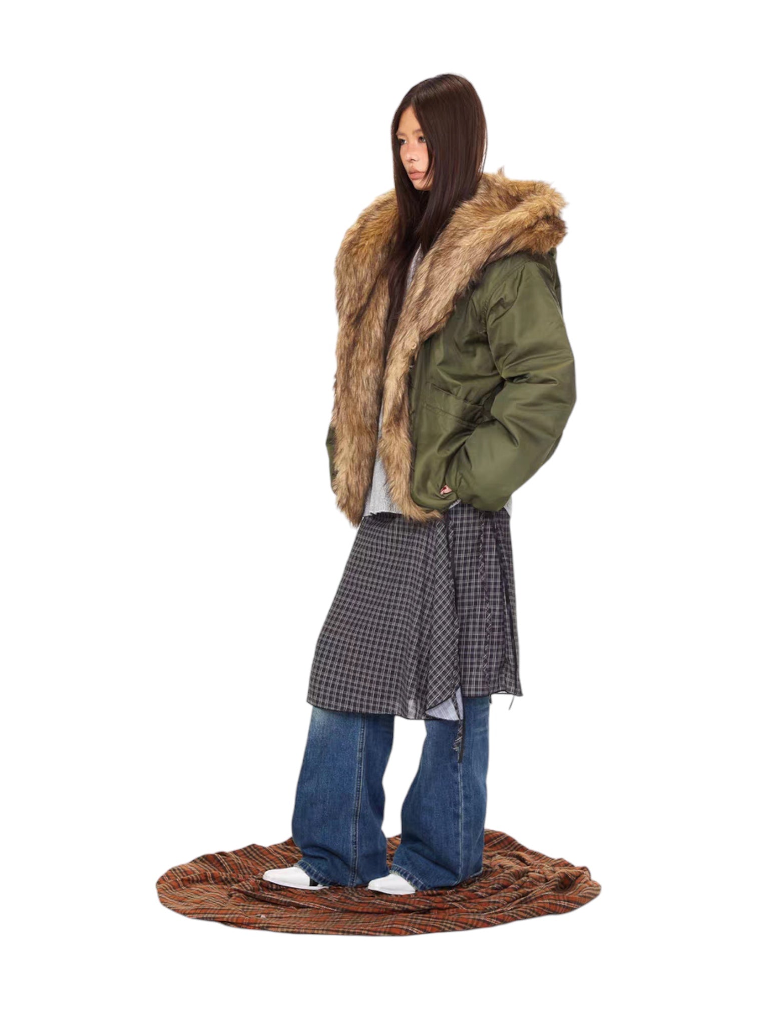 Elemental Furstorm™ Cotton Faux Fur Hooded Jacket