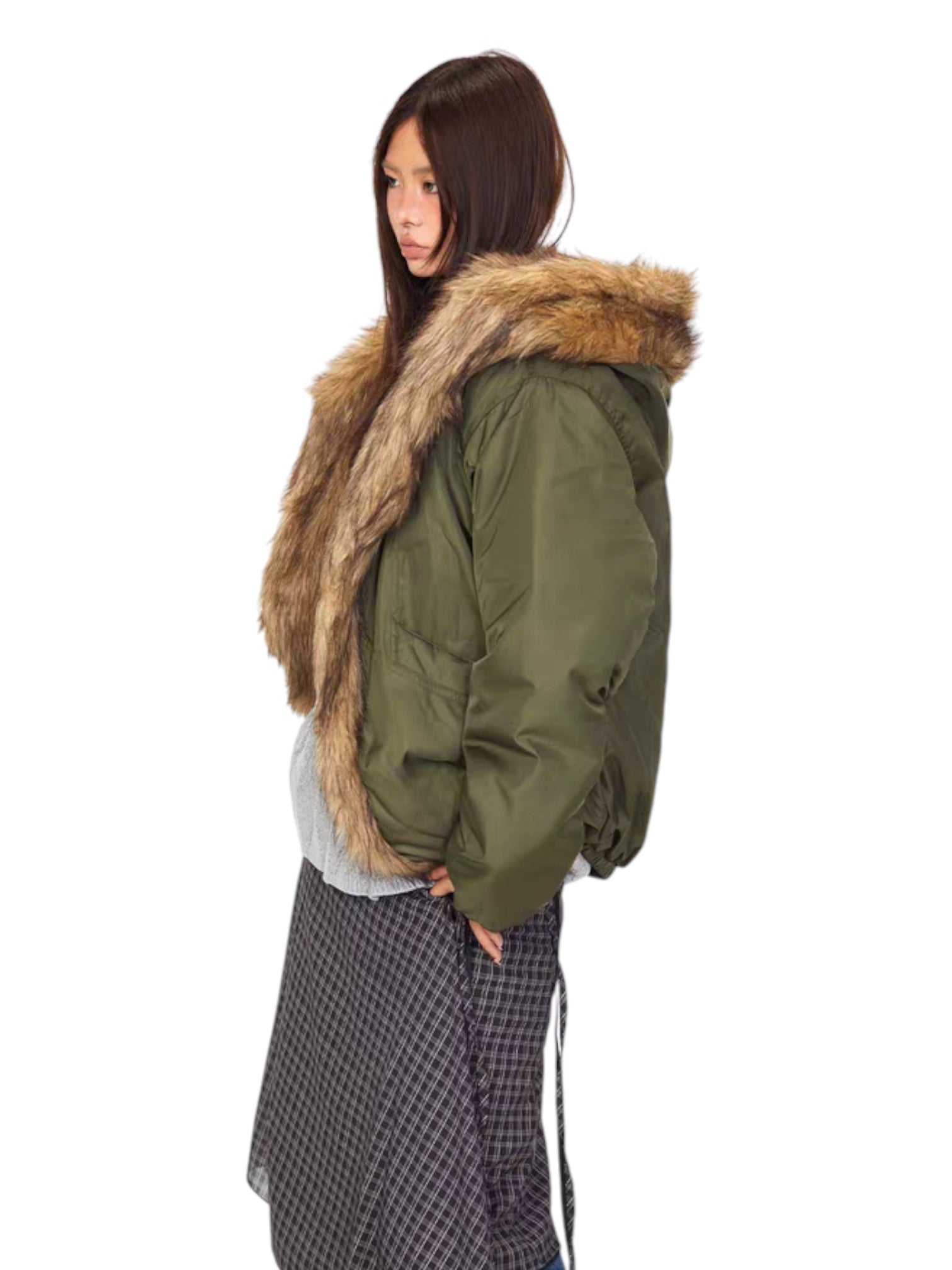 Elemental Furstorm™ Cotton Faux Fur Hooded Jacket