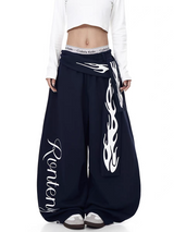 Ronteng Inferno Wide-Leg Pants