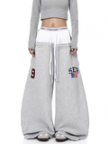 Ser Patch Double Waist-Leg Sweatpants