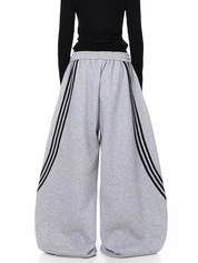 Triplane Wide-Leg Track Pants