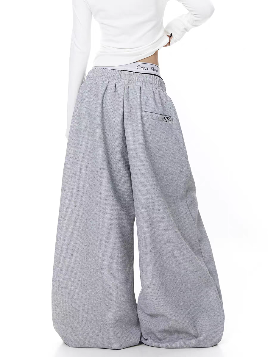 GKIKZ SP² REFLECTIVE RHINESTONE WIDE-LEG SWEATPANTS