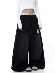 GKIKZ 67 SPARK WIDE-LEG CROPPED PANTS