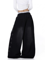 GKIKZ 67 SPARK WIDE-LEG CROPPED PANTS
