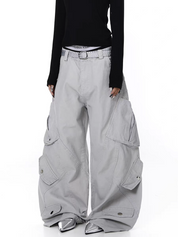 GKIKZ MID-RISE SCIMITAR PANTS