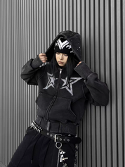 GKIKZ STARGAZER RHINESTONE HOODIE - COZY LIMITED EDITION