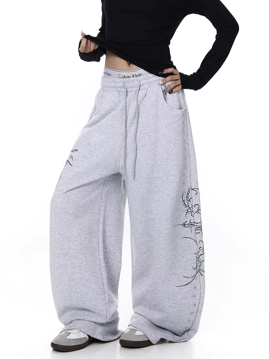 GKIKZ STRAIGHT THORN JOGGERS