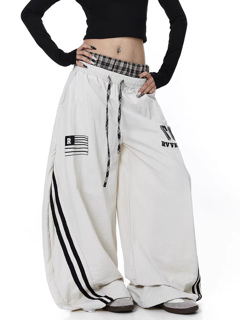 Dual-Waist Stripes Joggers