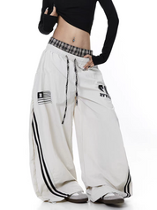GKIKZ DUAL-WAIST STRIPES JOGGERS