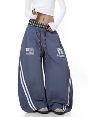 GKIKZ DUAL-WAIST STRIPES JOGGERS