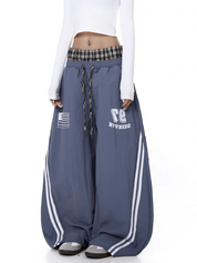 GKIKZ DUAL-WAIST STRIPES JOGGERS