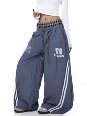 GKIKZ DUAL-WAIST STRIPES JOGGERS