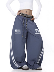 GKIKZ DUAL-WAIST STRIPES JOGGERS