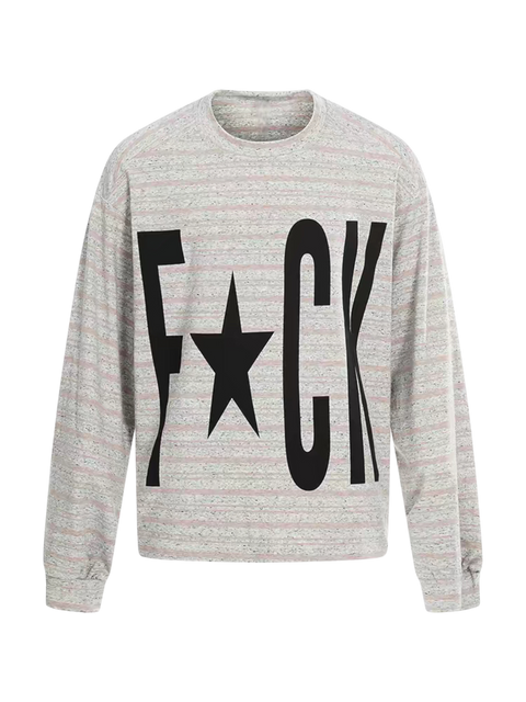 GKIKZ F-STAR LONG SLEEVE OVERSIZED TEES