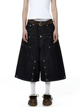 Fake Two-Piece Loose Jorts