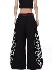 Red Leopard | White Frost | Black Air Dual Waist Sweatpants