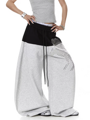 Rivet Horse Crescent-Cut Sweatpant