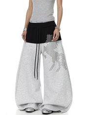Rivet Horse Crescent-Cut Sweatpant
