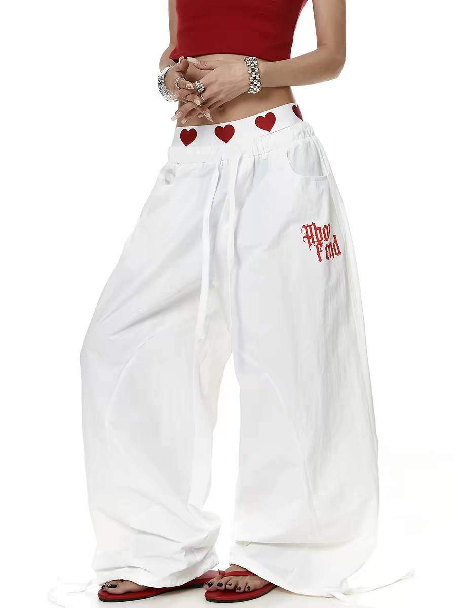 Heart Plush Dual Waist Pant