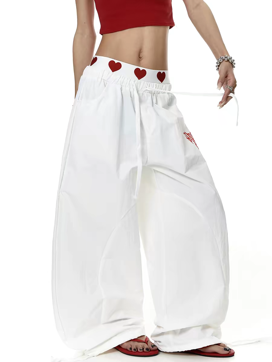 Heart Plush Dual Waist Pant