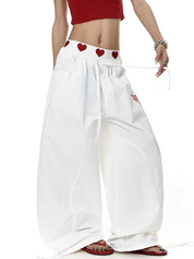 Heart Plush Dual Waist Pant