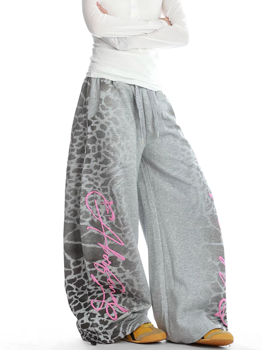 Frost Leopard Embossed Sweatpant