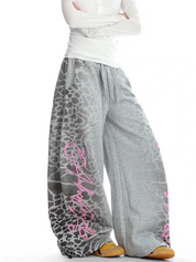 Frost Leopard Embossed Sweatpant