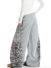 Frost Leopard Embossed Sweatpant