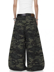 Rhinestone Camo Utility Cargo Pant