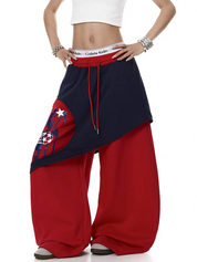 2006 Flap Wide-Leg Pant