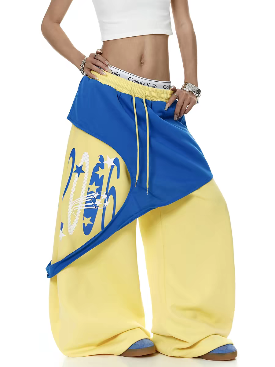 2006 Flap Wide-Leg Pant