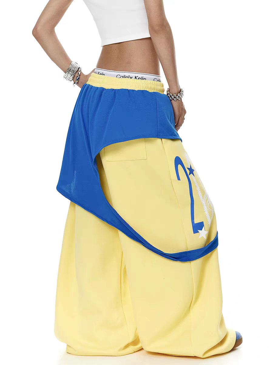 2006 Flap Wide-Leg Pant