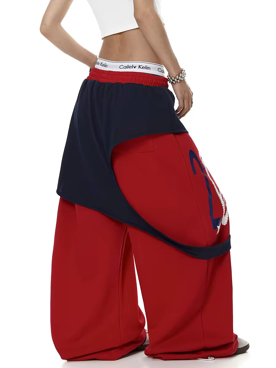 2006 Flap Wide-Leg Pant