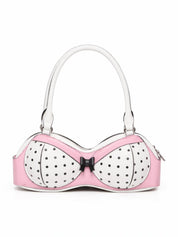 Dottie Bow Bustier Shoulder Leather Bag