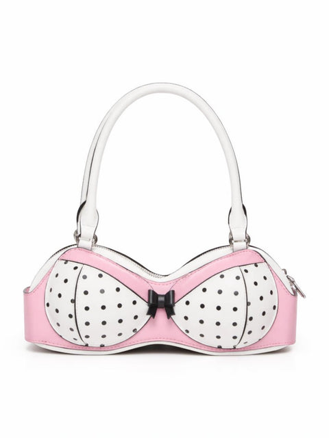 Dottie Bow Bustier Shoulder Leather Bag