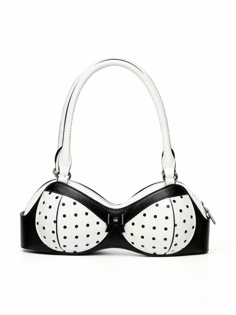 Dottie Bow Bustier Shoulder Leather Bag